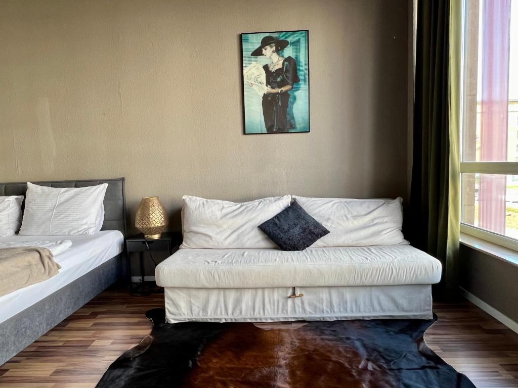 Posezení v ubytování N8 ROOMS - by Leipzig Suites