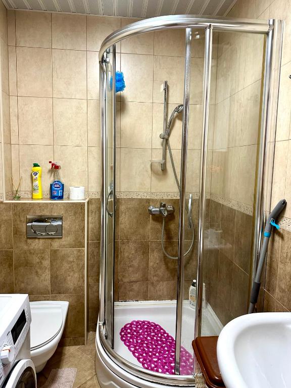 Koupelna v ubytování Apartman Marko