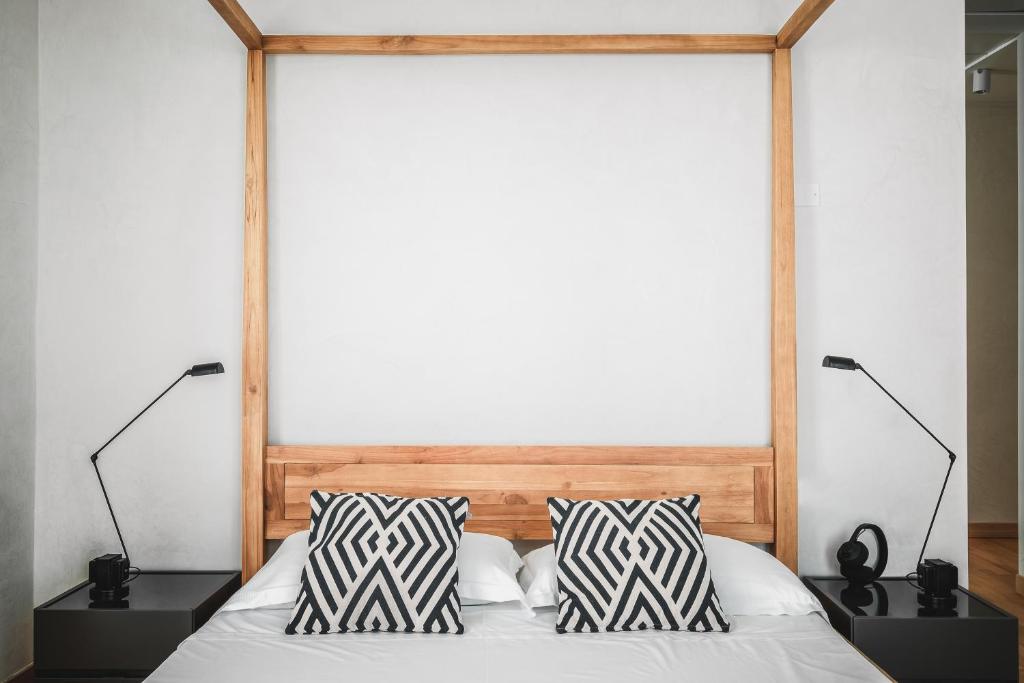 Postel nebo postele na pokoji v ubytování AQVA Boutique Hotel (Adults Only)