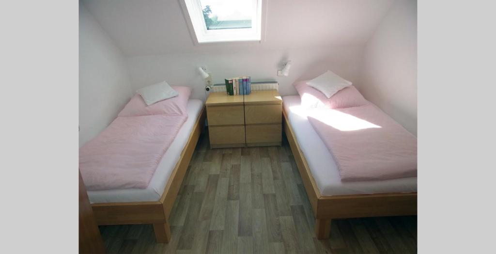 Postel nebo postele na pokoji v ubytování Apartment Peters