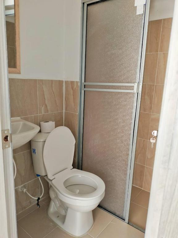 Koupelna v ubytování Hotel Batan-127