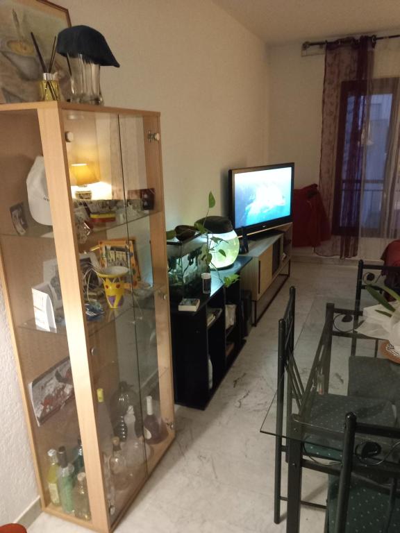 TV a/nebo společenská místnost v ubytování Les carlins
