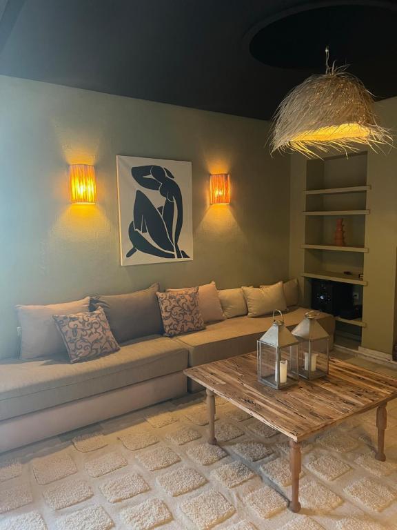 Posezení v ubytování Smala Beldi Guest House
