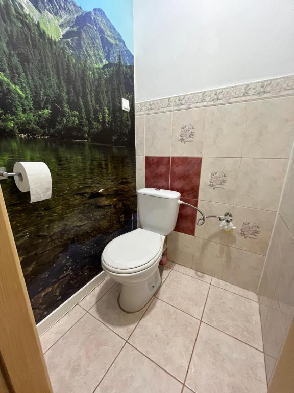 Vannituba majutusasutuses Bad Stuben Hostel