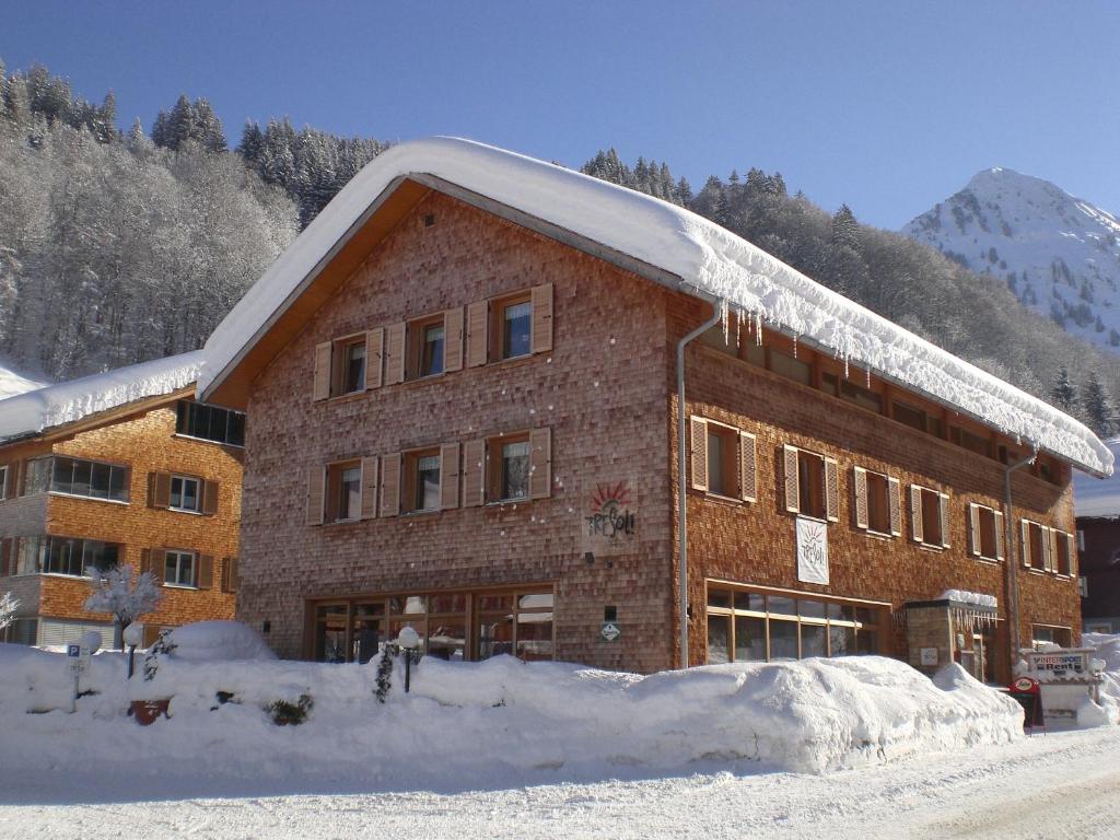 Tre Soli Appartements Restaurant v zime