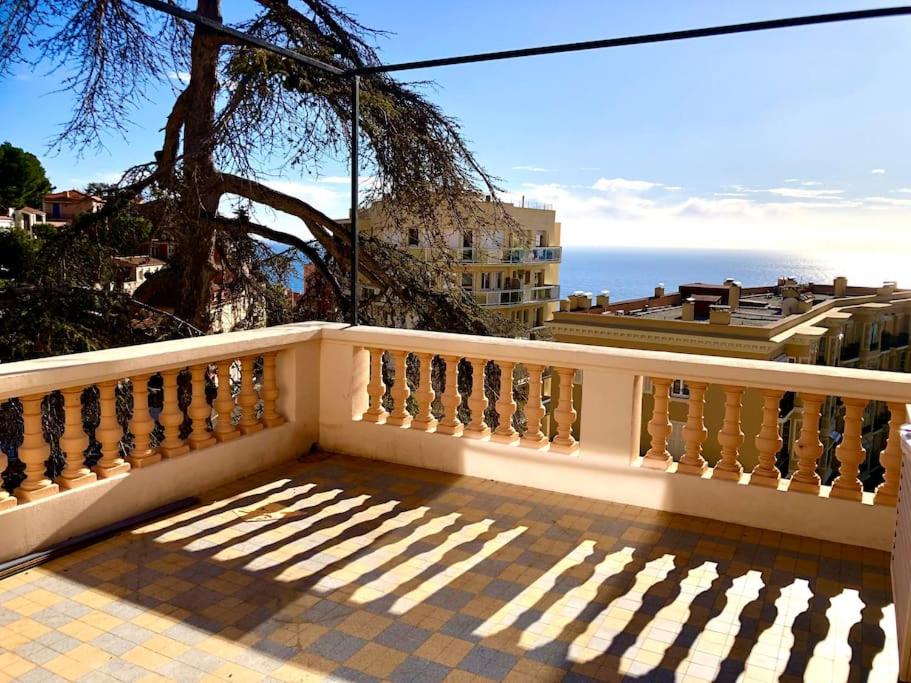 Balkón nebo terasa v ubytování Cap d'Ail Villa Belle Epoque 5'from Monaco Luxury Penthouse