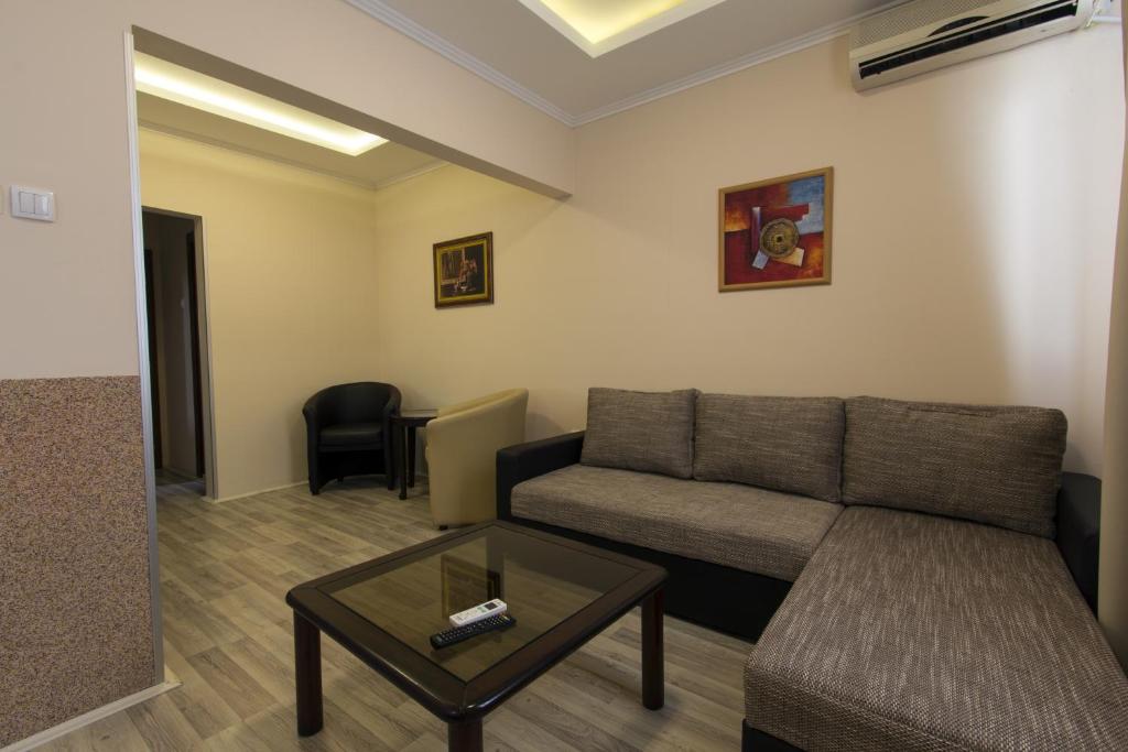 Posezení v ubytování Hotel Petrus