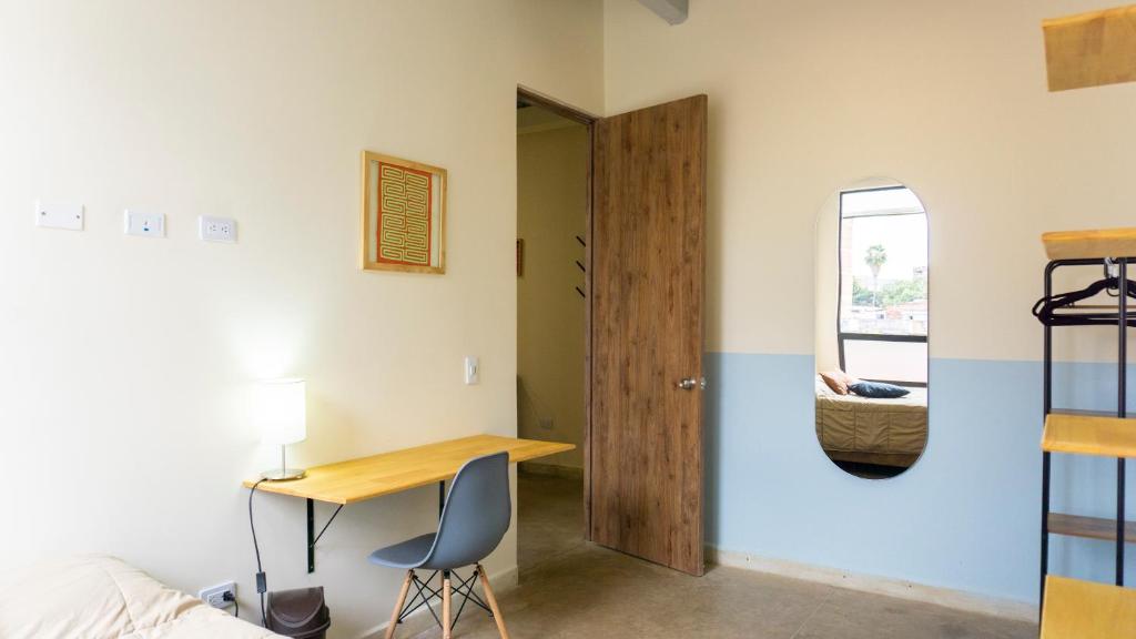 Postel nebo postele na pokoji v ubytování Selva House