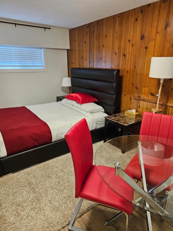 Postel nebo postele na pokoji v ubytování Mountain View Hope Motel