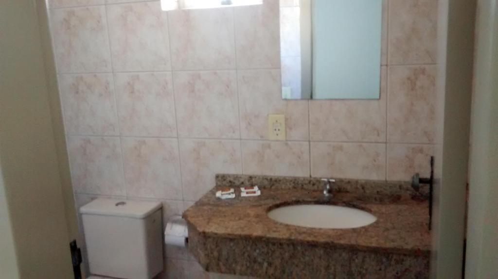 Koupelna v ubytování Hotel Manayara