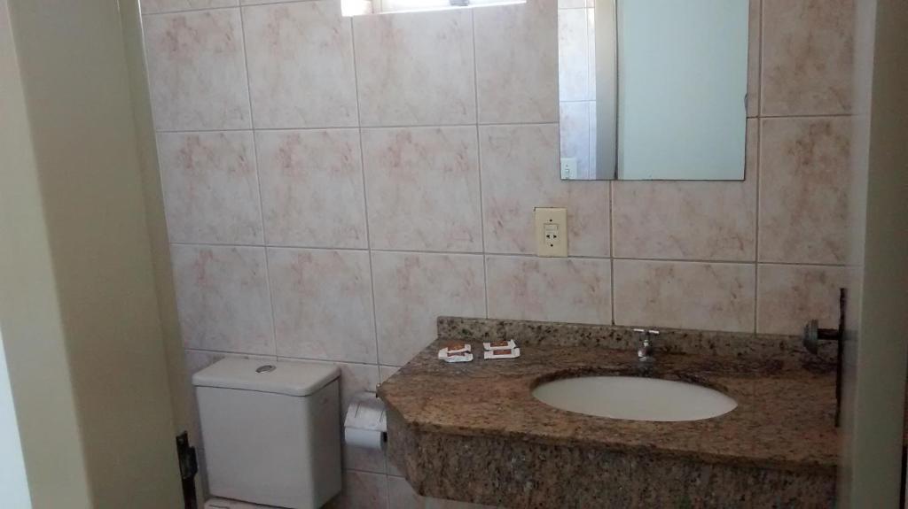Koupelna v ubytování Hotel Manayara