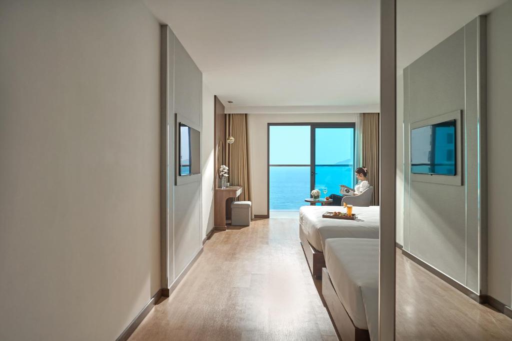 Phòng Deluxe 2 Giường Đơn Nhìn Ra Biển