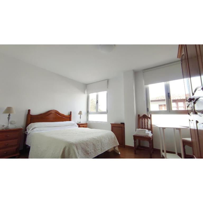 Postel nebo postele na pokoji v ubytování Pension Villa **