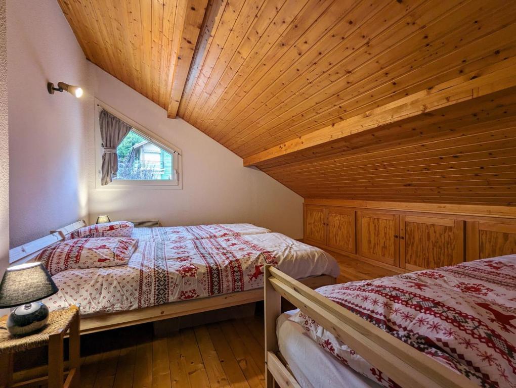 Posteľ alebo postele v izbe v ubytovaní Duplex 5 pers tout compris avec piscine
