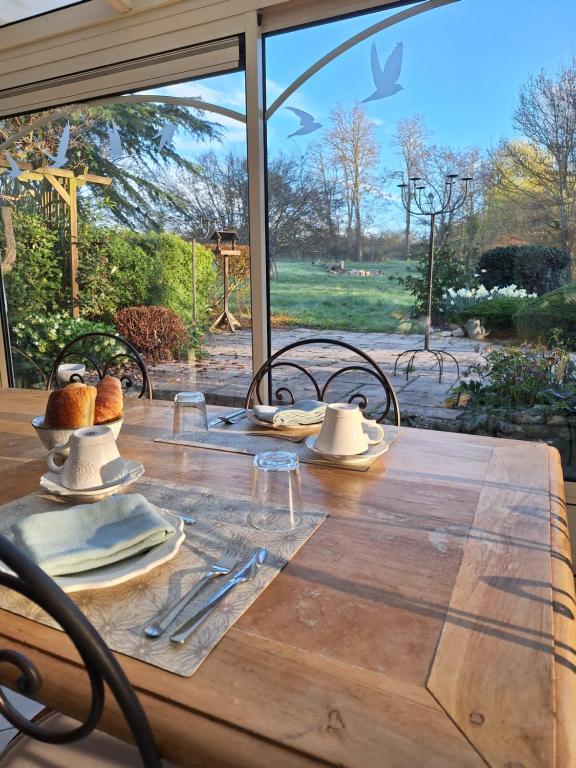 Zahrada ubytování Traînefeuilles - Chambres d'hôtes proche Zoo de Beauval
