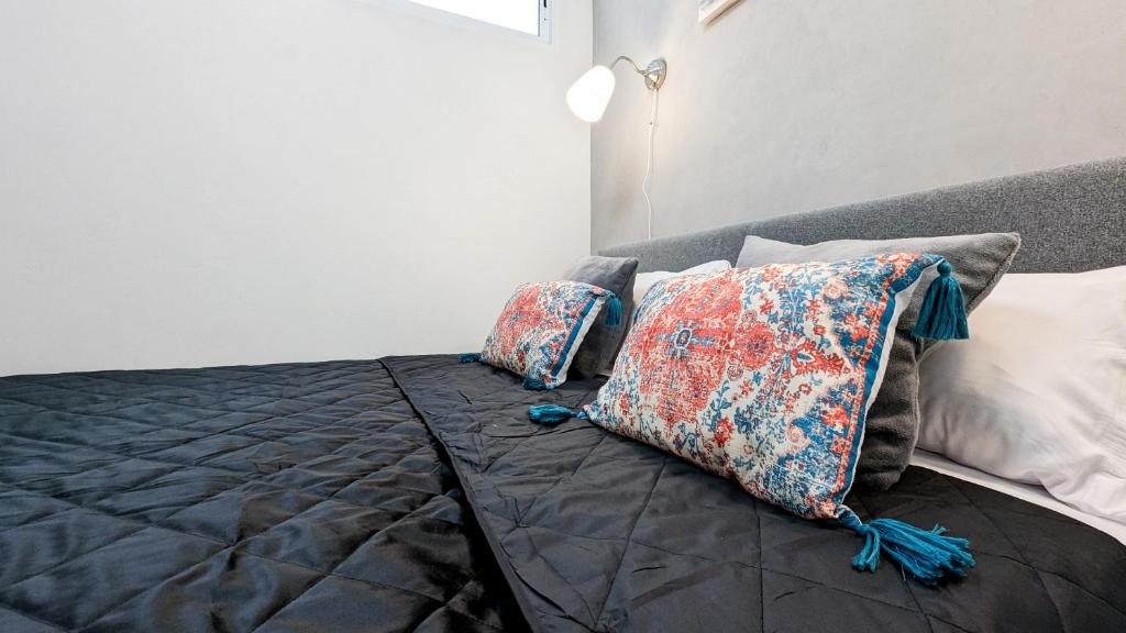Postel nebo postele na pokoji v ubytování CARABELAS Levante beach apartment