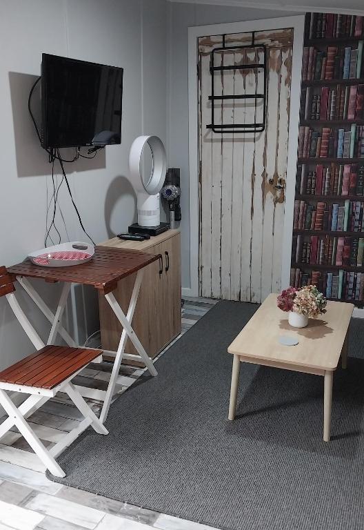 Knihovna v bed and breakfast