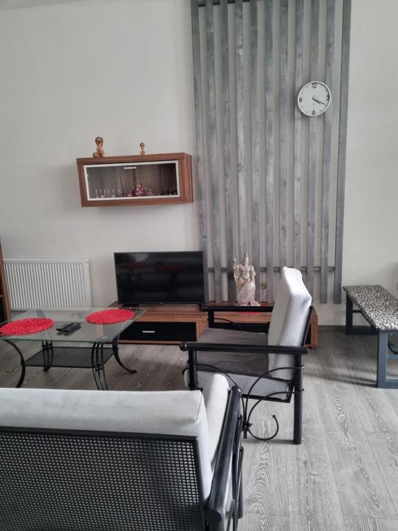 Posezení v ubytování Apartmán Ambrak č.1