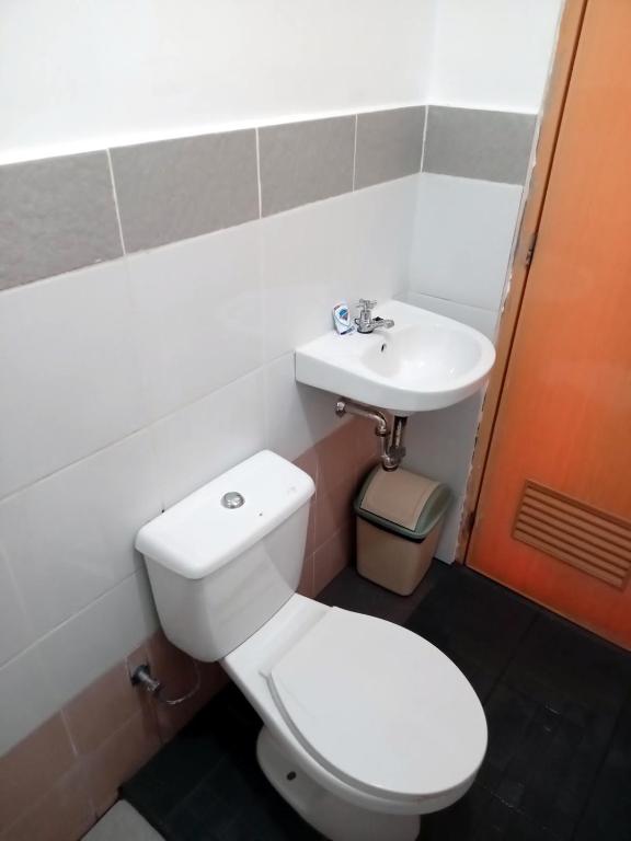 Koupelna v ubytování Banamboo