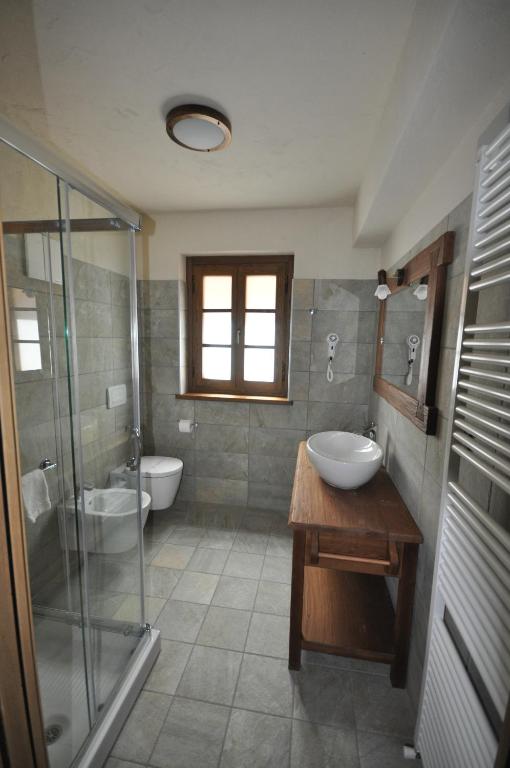 Koupelna v ubytování Limone Palace Aparthotel