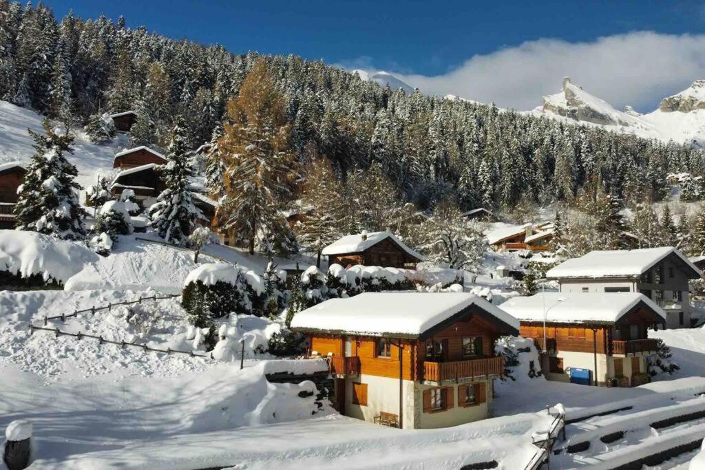Chalet Rio - Ovronnaz - Swiss Alps om vinteren