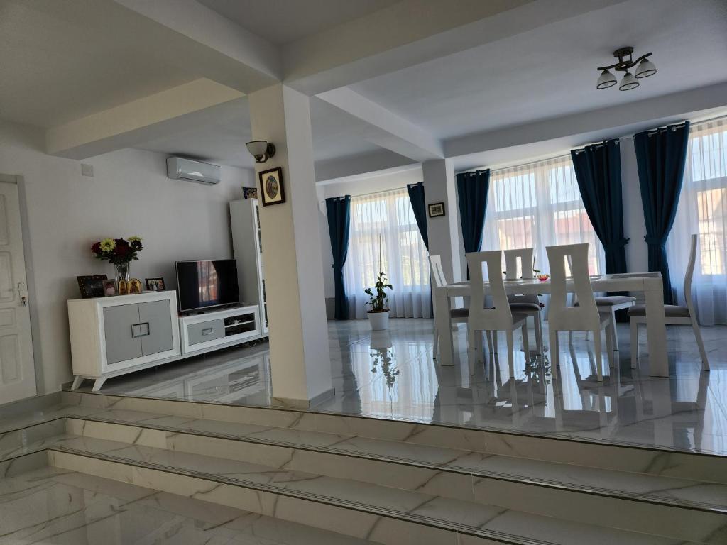 Kuchyň nebo kuchyňský kout v ubytování Vila Reghina