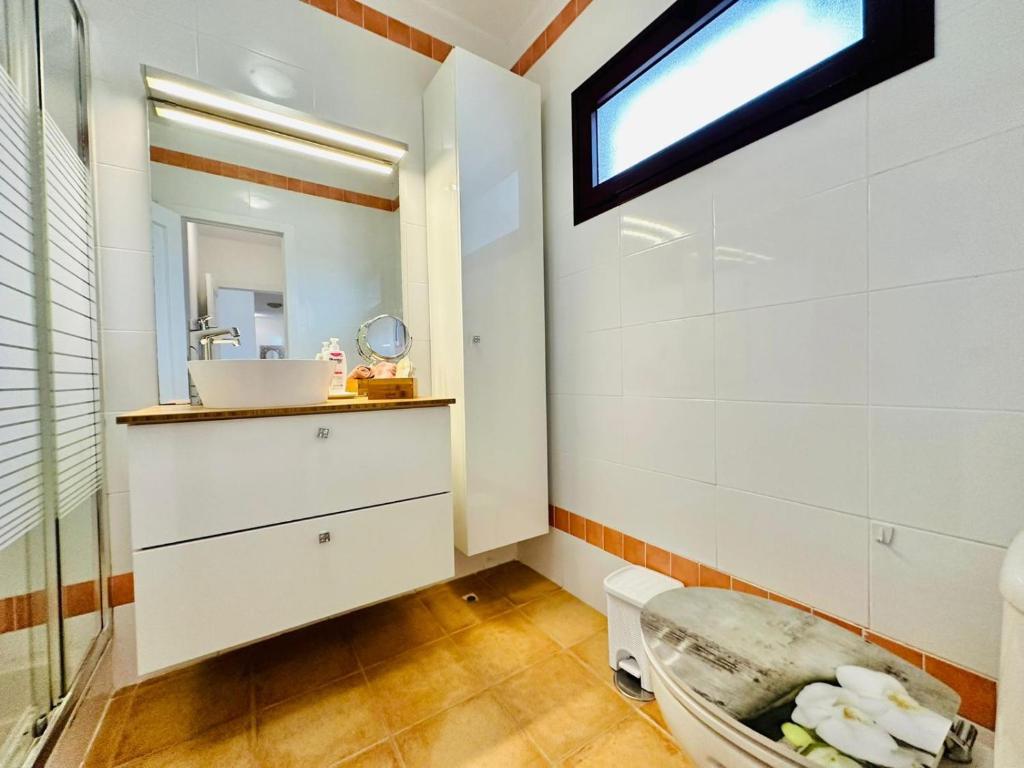 Koupelna v ubytování MAISON SAJARELLE