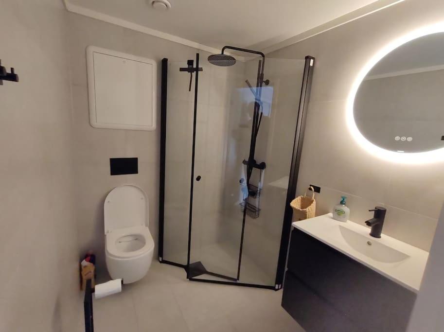 Kúpeľňa v ubytovaní Utleieleilighet 4 sengeplasser Ski inn og ut