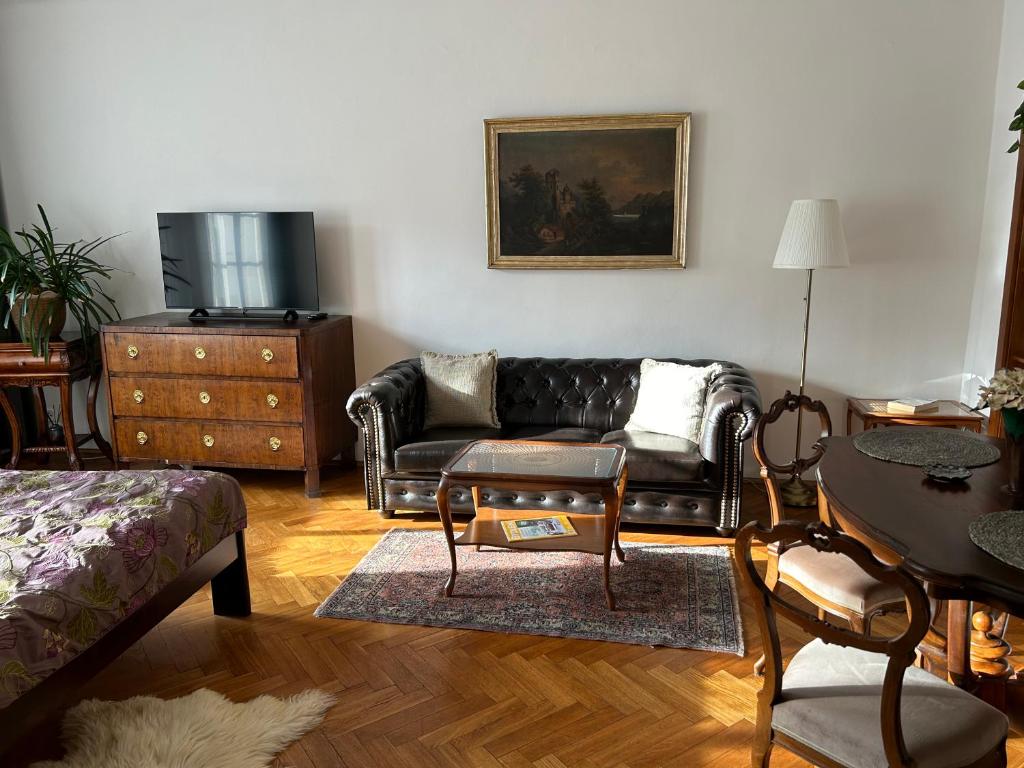 Posezení v ubytování Apartments Dlouhá 93