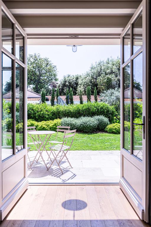 Zahrada ubytování La Villa du Moulleau