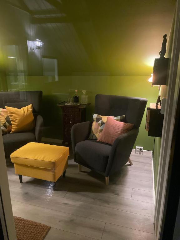 Posezení v ubytování Enø / Karrebæksminde, Strandrylevej 31