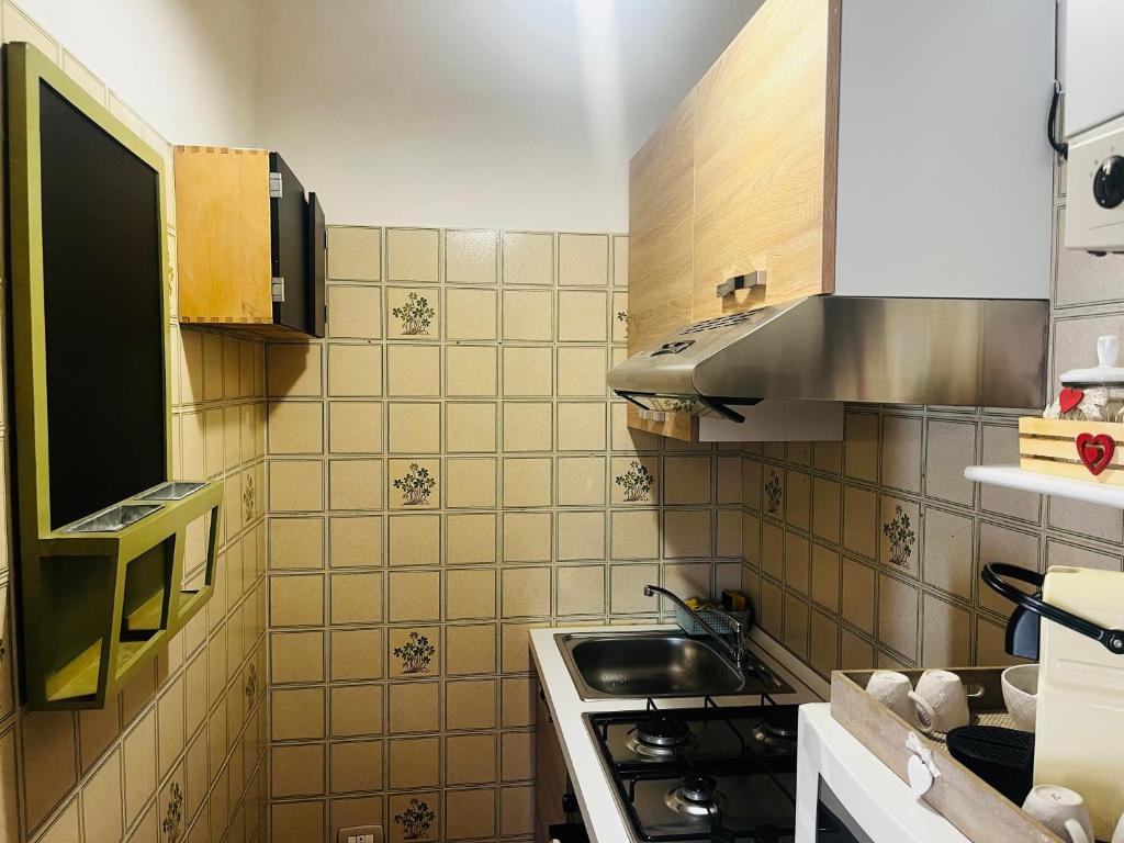 Kuchyň nebo kuchyňský kout v ubytování Santa Sofia house