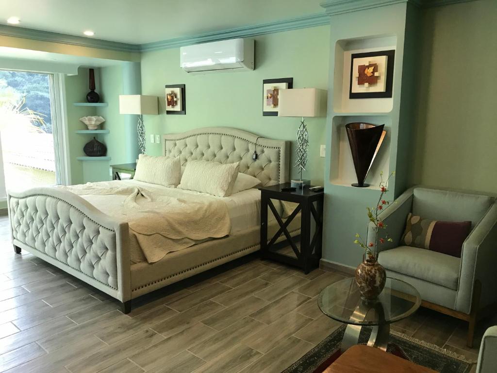 Posezení v ubytování South Shore Villa Armonia Luxury Boutique