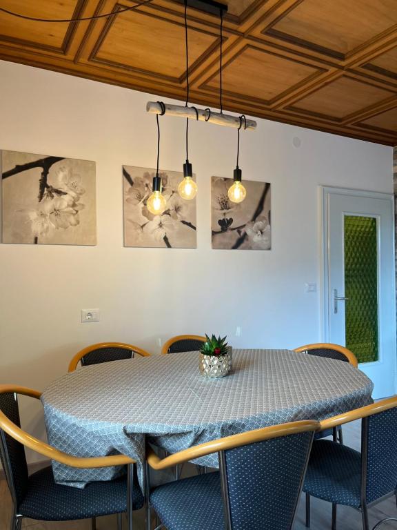 Posezení v ubytování Apartment Oberprisch