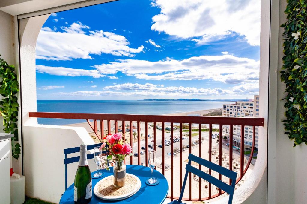 Balkón alebo terasa v ubytovaní Appartement Vue Mer - Albatros