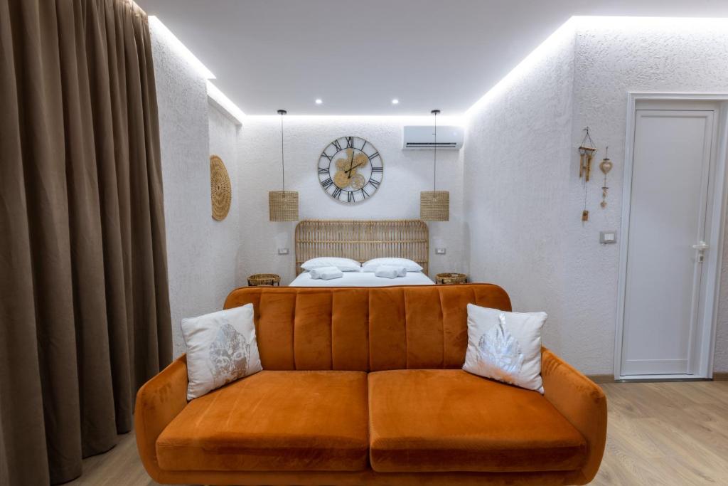Posezení v ubytování Boho Central Apartment