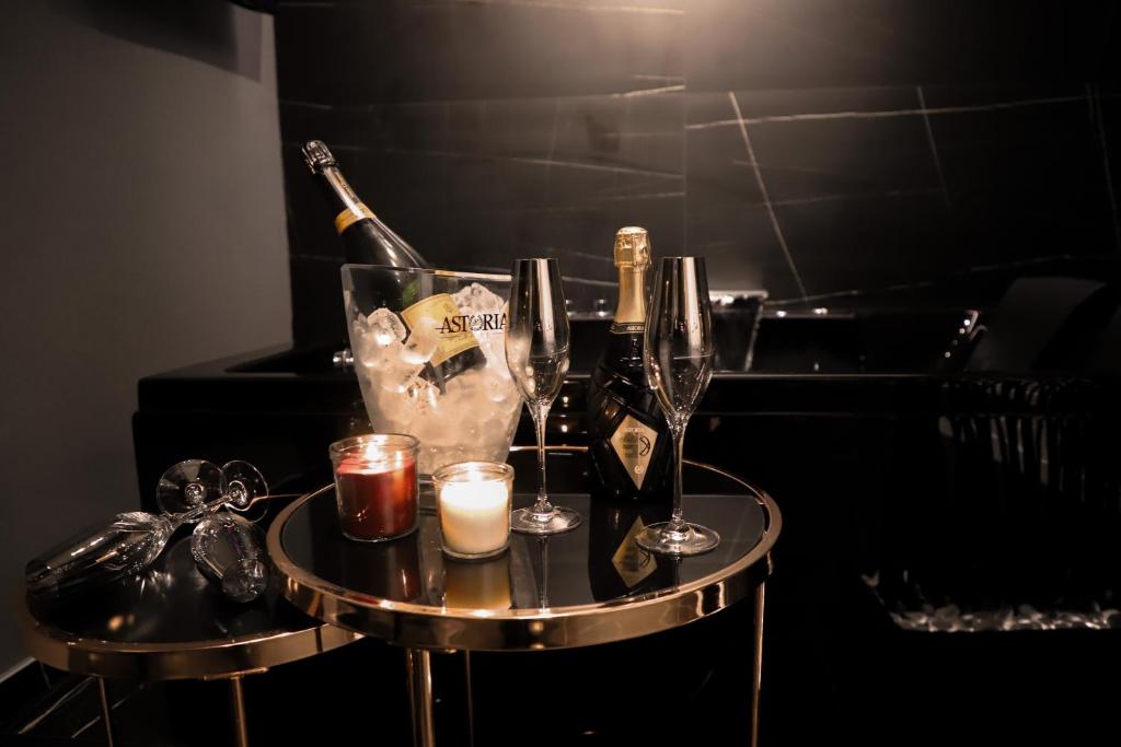 Nápoje v ubytování 115 Luxury Suite - Privitera