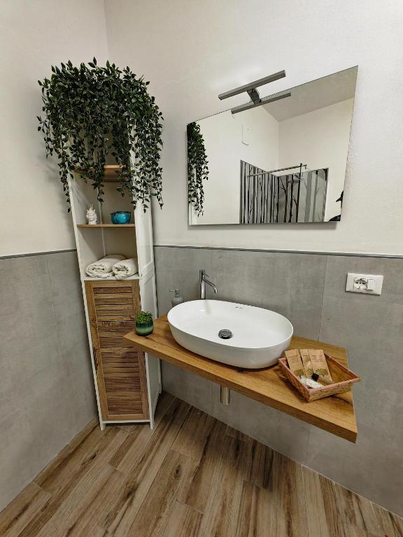 Koupelna v ubytování Ament's B&B