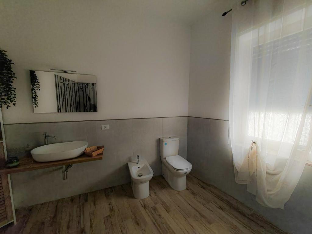 Koupelna v ubytování Ament's B&B