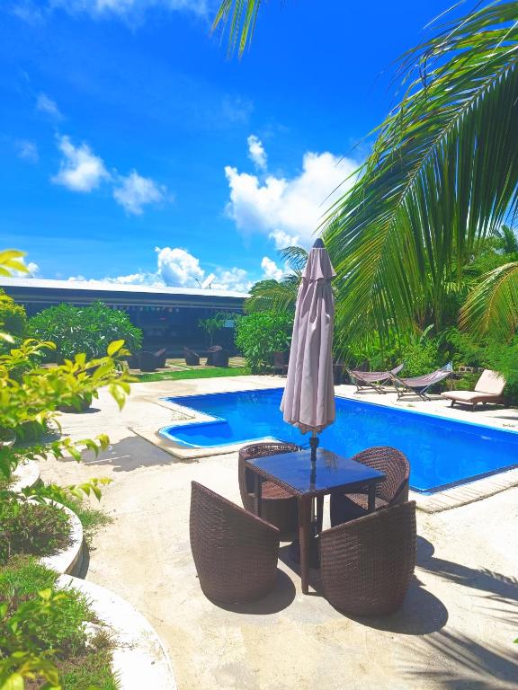 Bazén v ubytovaní Nadi Fancy Hotel alebo v jeho blízkosti