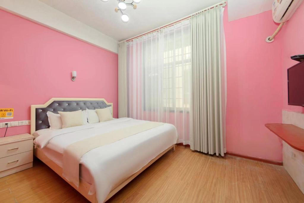 Ένα ή περισσότερα κρεβάτια σε δωμάτιο στο Edinburgh Hostel