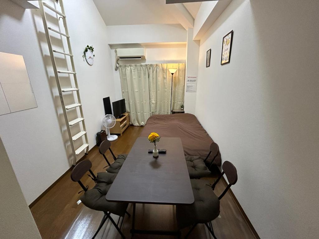 Μια τηλεόραση ή/και κέντρο ψυχαγωγίας στο Guest house TAKAMIYA INN