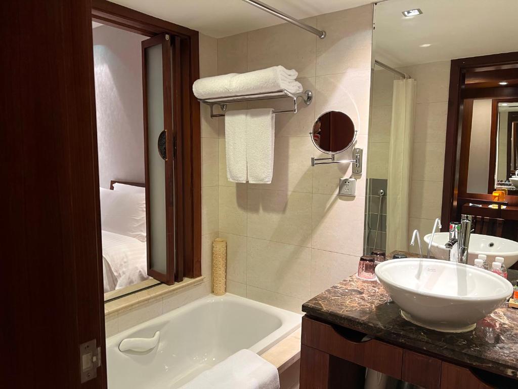 Koupelna v ubytování Baolong Hotel Shanghai