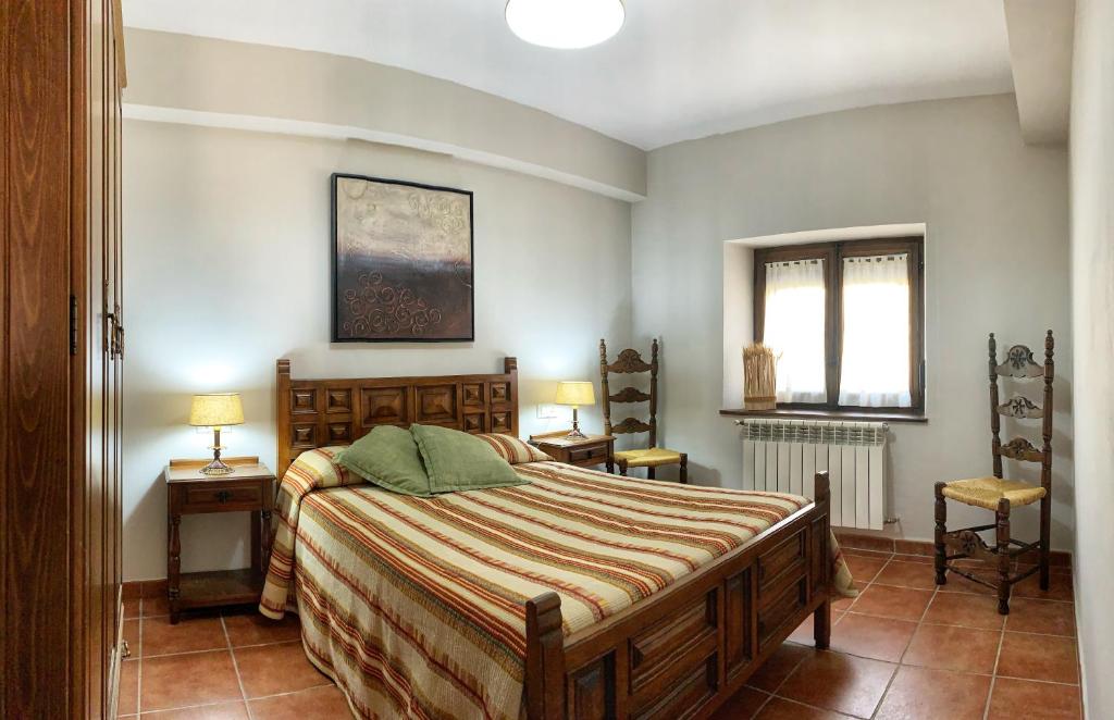 Katil atau katil-katil dalam bilik di Casa de la Martina