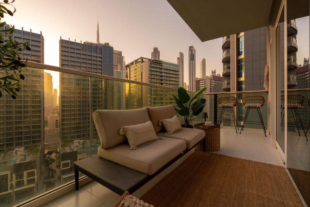 Ultimate Stay / Magical Terrace / Boho Design / Business Bay / 5 min from Dubai Mall / 3 People