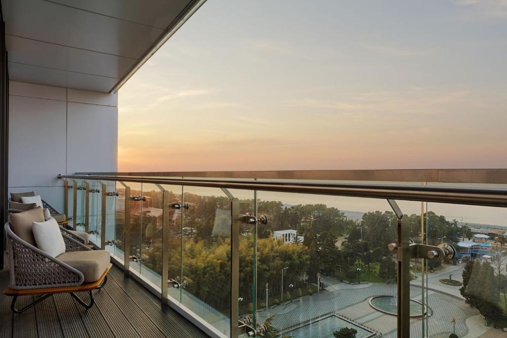 Balkón nebo terasa v ubytování Le Meridien Batumi
