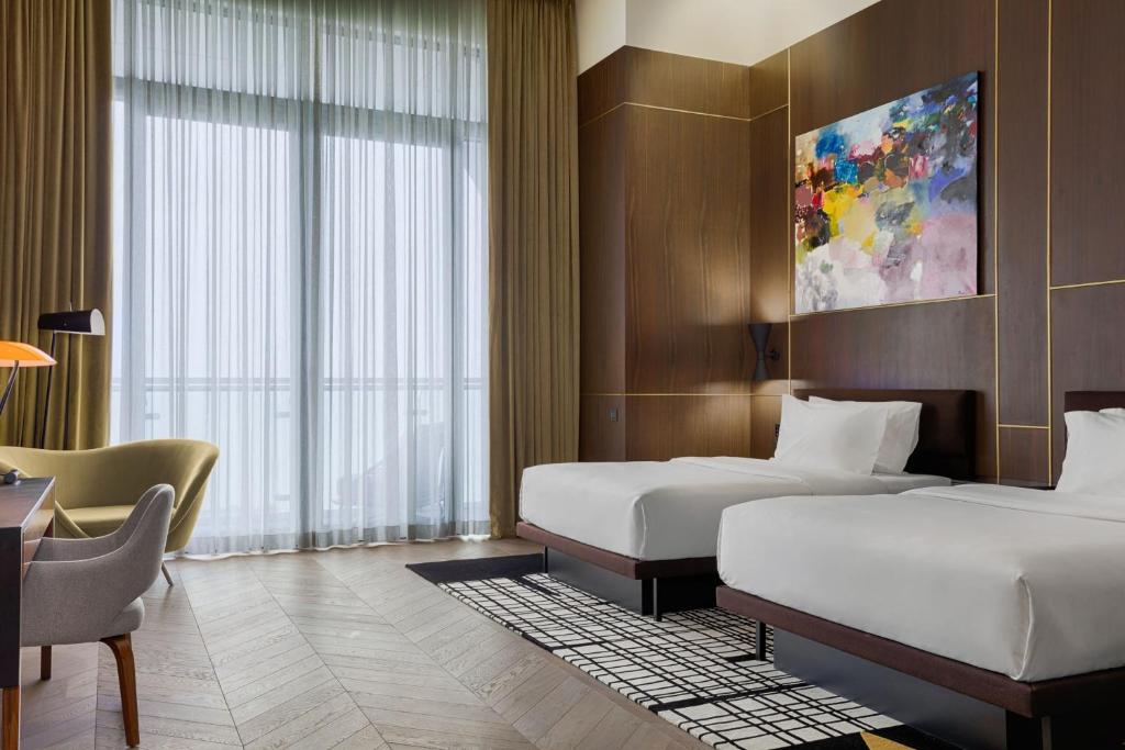 Posezení v ubytování Le Meridien Batumi