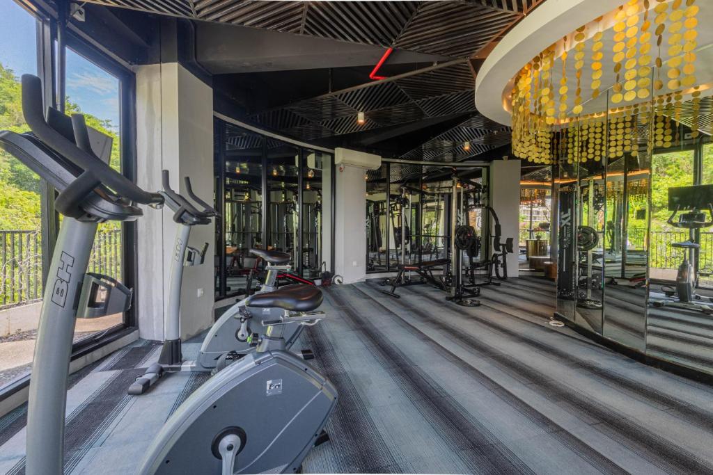 Fitness centrum a/nebo fitness zařízení v ubytování The Sterling Villas
