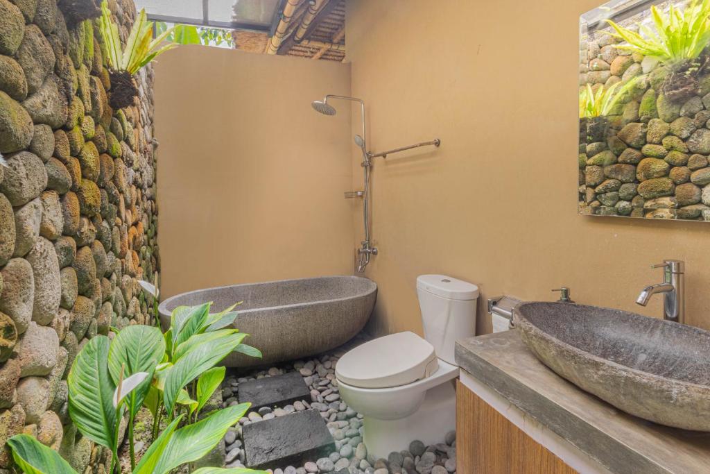 Koupelna v ubytování Gopala Villa Ubud