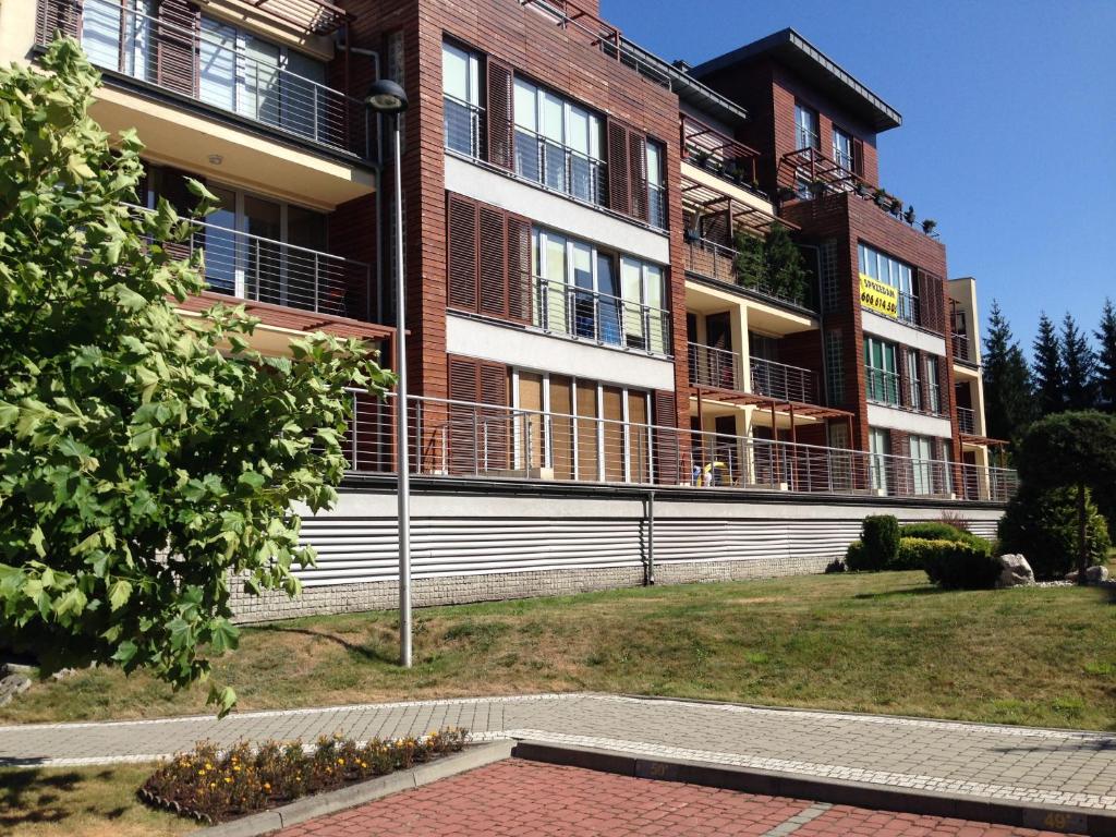 Budynek, w którym mieści się apartament